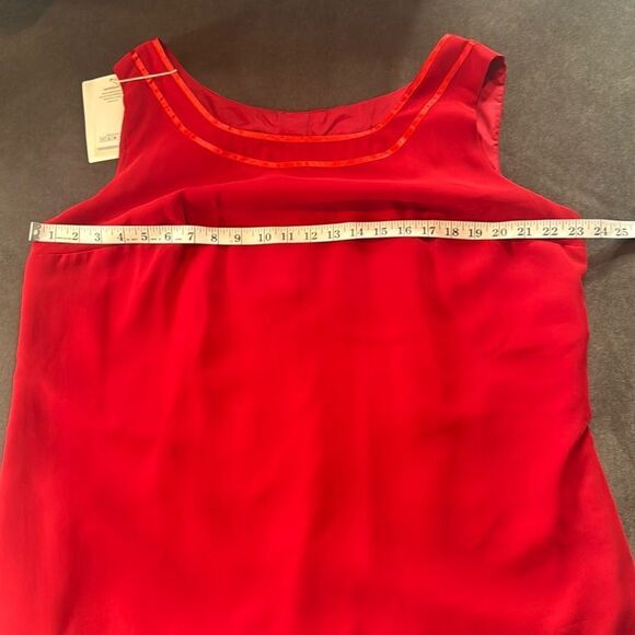 Women’s Red Chiffon 3 Piece Pants Suit Mother of the Bride Plus Size 20W NEW - Picture 8 of 15